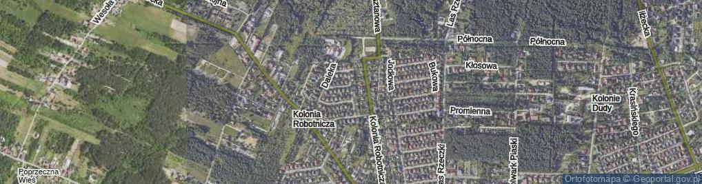 Zdjęcie satelitarne Chabrowa ul.